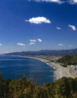 七里御浜（三重県熊野市）　Shichiri-mihama Beach(Mie Pref Kumano city)
